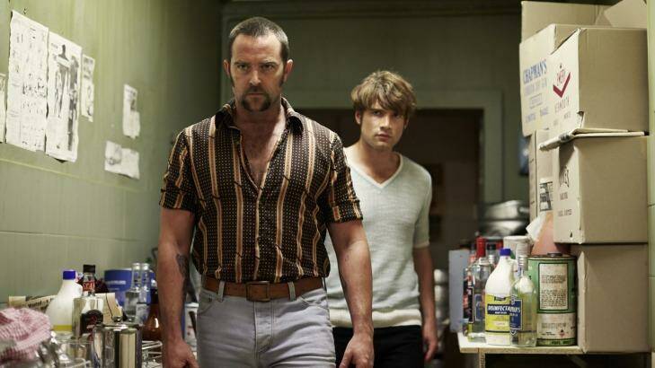 Sullivan Stapleton as Pommie, left, with Alex Russell as Sparra in <i>Cut Snake</i>. Photo: Supplied