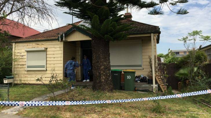 Police search Vinzent Tarantino's childhood home on Monday as they look for Quanne Diec's remains. Photo: Nick Ralston