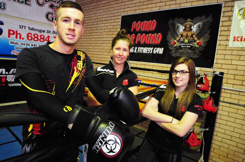 Dubbo boxers Nathan Riley and Ayla Barker will be fighting for title belts tonight while Briarne Luckie will be one of many other local hopes in action. 	Photo: Belinda Soole