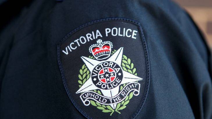 The badge of the Victoria Police. Photo: Leanne Pickett