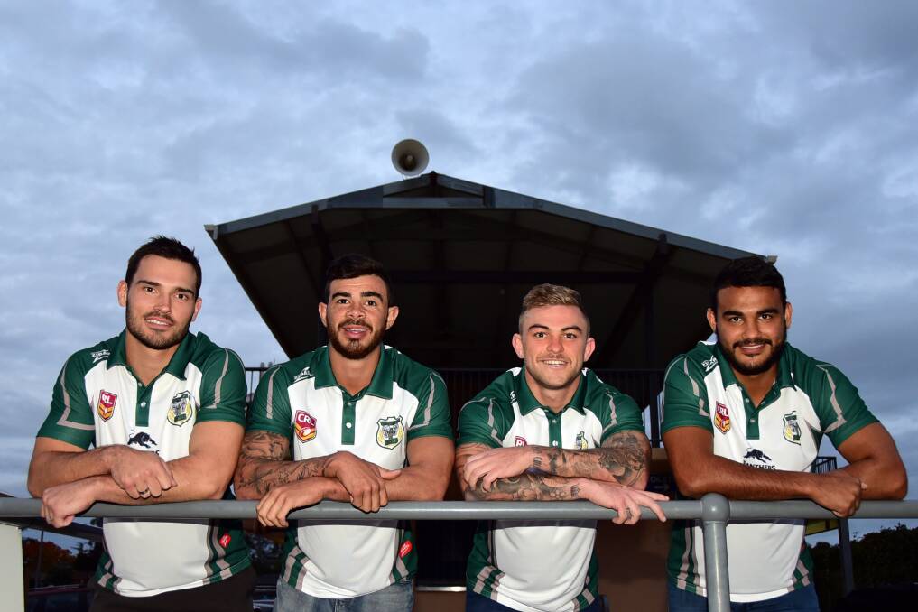 Dubbo CYMS quartet John Grey, Colby Pellow, Jyie Chapman and Kieran Shipp are ready for the challenge of representing Western Division on Saturday. 		   
Photo: BELINDA SOOLE