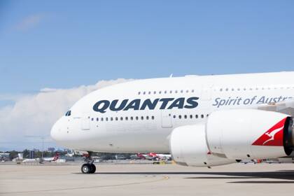 Putting the 'u' in Qantas. Photo: Facebook/Qantas