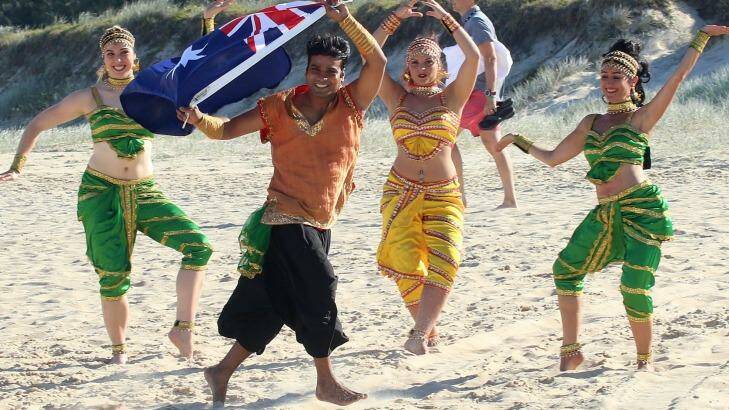 Prafulla Parida, Bollywood actor and dancer, who receives his citizenship on Australia Day. Photo: pmb photo group