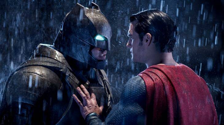 Flawed on many levels ... Ben Affleck and Henry Cavill in <i>Batman v Superman: Dawn of Justice</i>. 