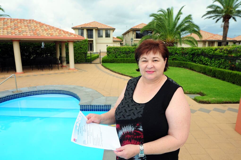Dubbo Strata Management director Susan Cornish said she has already registered the properties in her care with pools and is awaiting certification. Photo: BELINDA SOOLE