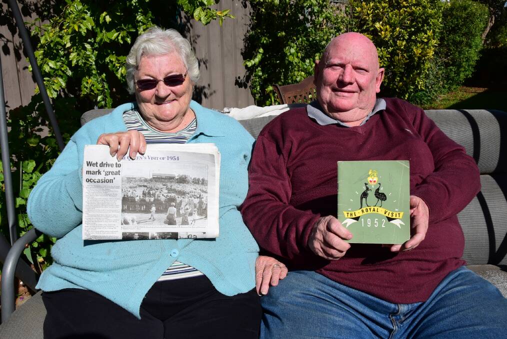 Faye and Ted Rootes are passionate supporters of Queen Elizabeth II and the royal family. 							         Photo: BROOK KELLEHEAR-SMITH