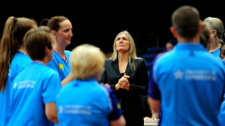 The Canberra Capitals have started a review into its operations on and off the court. Photo: Melissa Adams