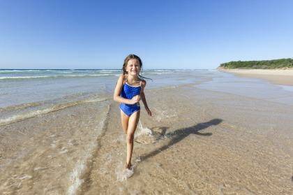 the beach is just one of the attractions on North Stradbroke.