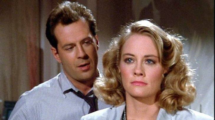 <i>Moonlighting</i> Bruce Willis and Cybill Shepherd, about an unlikely pairing of private eyes.
