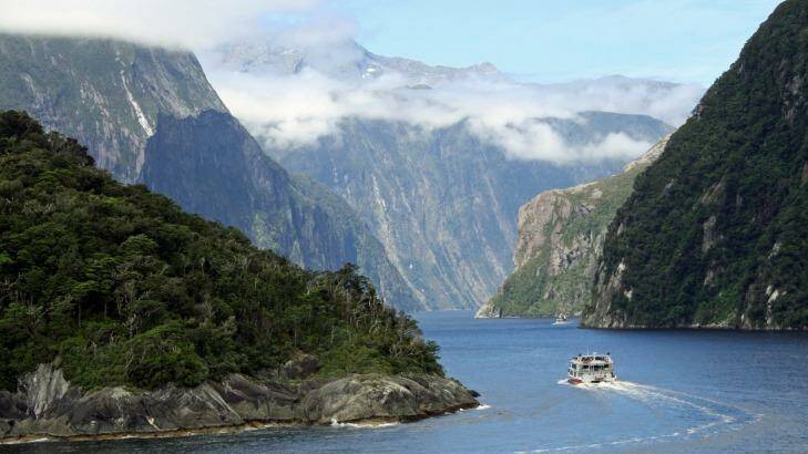 The entrance to Milford Sound, in Fiordland. Photo: Brian Johnston