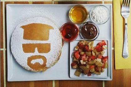 Walter White-themed pancakes are on the menu. Photo: Instagram