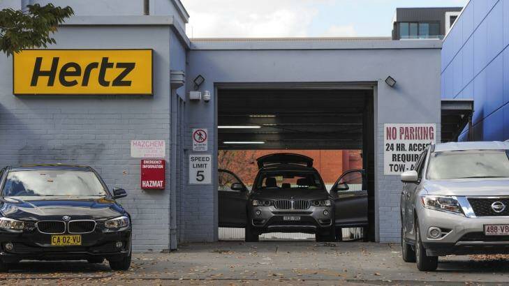 Hertz conceded it overcharged customers for pre-existing damages to its rental cars. Photo: Graham Tidy