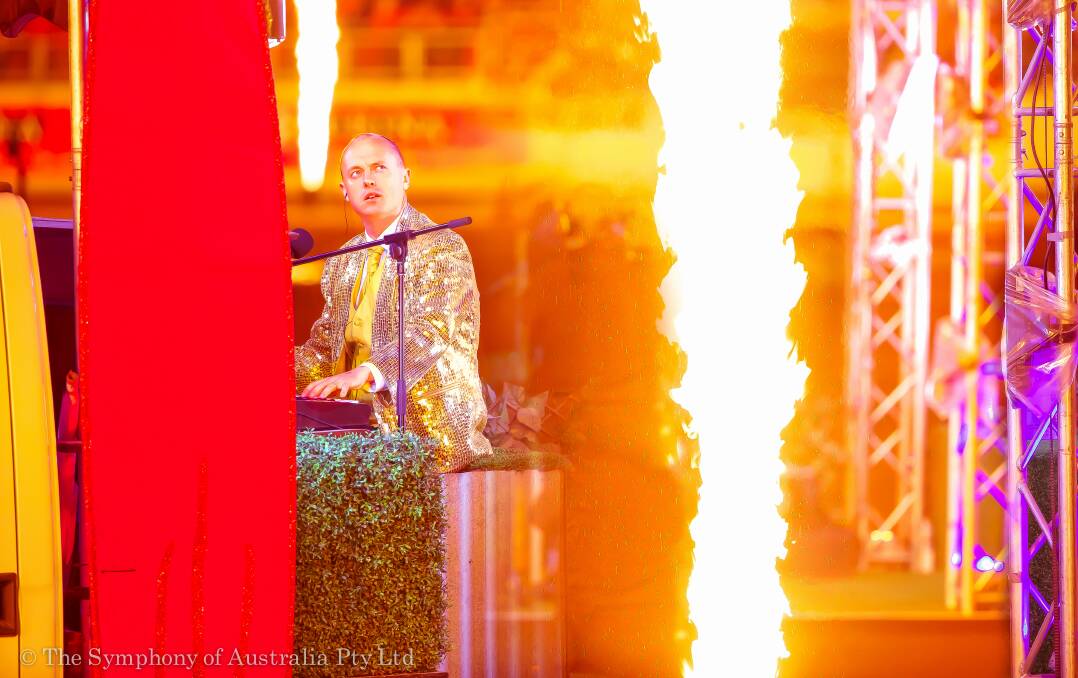 Gavin Lockley burning down the house at the 2014 Sydney Royal Easter Show.        				         
 
Photo: CONTRIBUTED