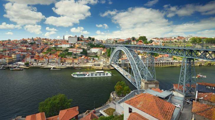 The Scenic Azure and the Dom Luis Bridge, in Porto, Portugal. Photo: Paulo Dias