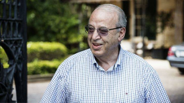 Day in court looms: Eddie Obeid, pictured at his Hunters Hill mansion this week, remains defiant. Photo: Christopher Pearce