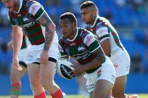 Debut: Apisai Koroisau during last month's trial between Souths and Canterbury.