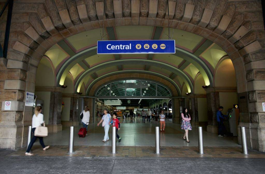 A gun was found in the bag of a 15-year-old boy at Sydney's Central Railway Station. Photo: Fiona Morris