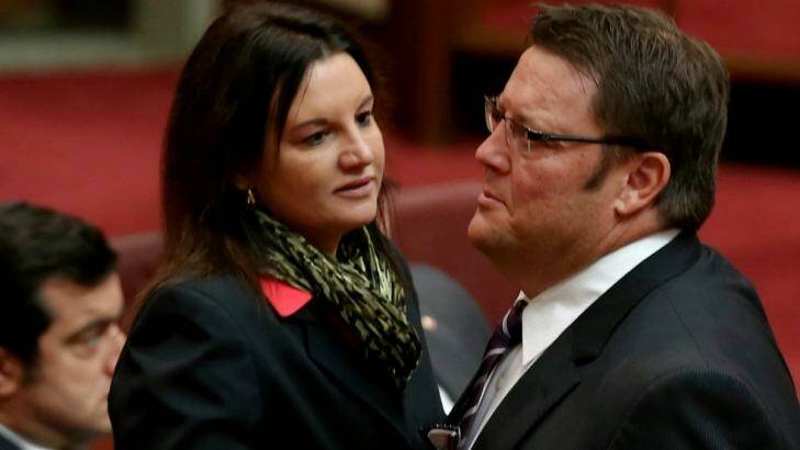 Independent senators Jacqui Lambie and Glenn Lazarus may also benefit from name recognition. Photo: Alex Ellinghausen