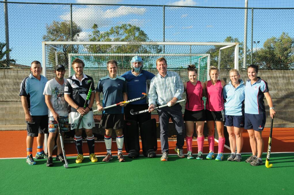 The All Star team and the officials. Simon Callaghan, Matt Wright, Samuel Mould, Mathew Dickerson, Gavin Weekes, Troy Grant, Emma Corcoran, Phoebe Bloink-Hollier, Nikki Simpson and Kate Pulbrook.