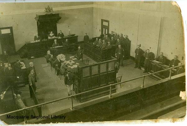 The Ah Check trial in progress at Dubbo Court House. PHOTO MACQURIE REGIONAL LIBRARY