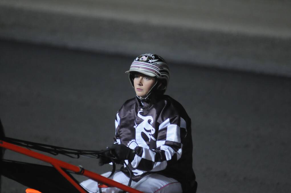 Ashlee Grives will have four drives at Dubbo Paceway tonight. 							       Photo: CHRIS SEABROOK