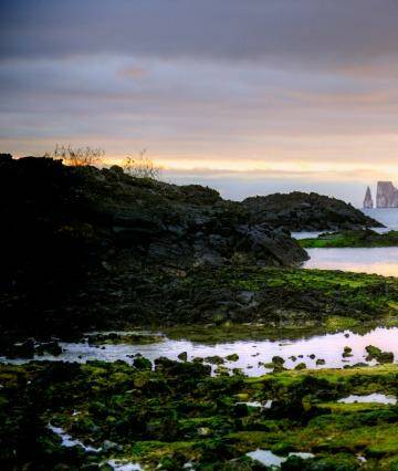 Sunset view from San Cristobal, Galapagos Islands.
 Photo: Michael Gebicki
