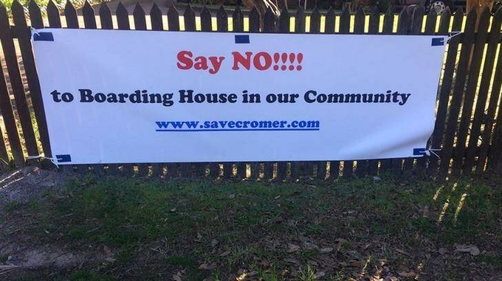 Some residents are campaigning against a low-cost housing plan in Cromer.  Photo: Save Cromer Facebook page