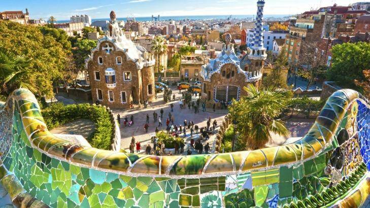 Park Guell in Barcelona, Spain.  Photo: iStock