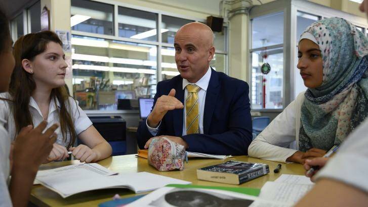 NSW Education Minister Adrian Piccoli has stood behind the LMBR system.  Photo: Nick Moir