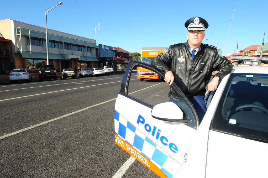 Western Region Traffic and Highway Patrol Inspector Jeff Boon says all motorists need to be aware of a new law coming into effect for motorcyclists from July 1.				      Photo: BELINDA SOOLE