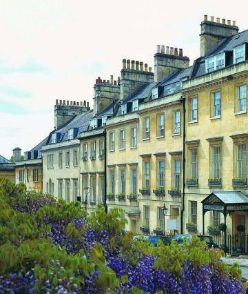 Queensberry Hotel in Bath comprises four Georgian terraces joined together. Photo: Supplied