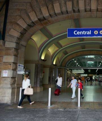 A gun was found in the bag of a 15-year-old boy at Sydney's Central Railway Station. Photo: Fiona Morris