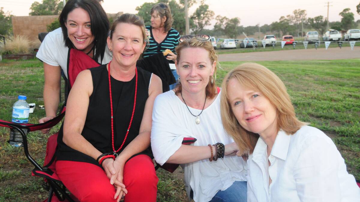 FLIX AND THE STIX: Anisa Duggan, Sue Mendham, Deb Christie and Karen Duffy. Photo: HOLLY GRIFFITHS