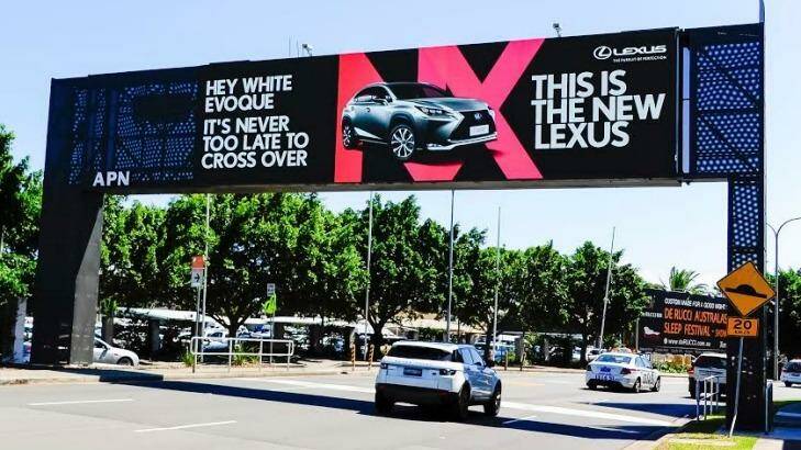 Smart billboards are watching your wheels. Photo: Supplied