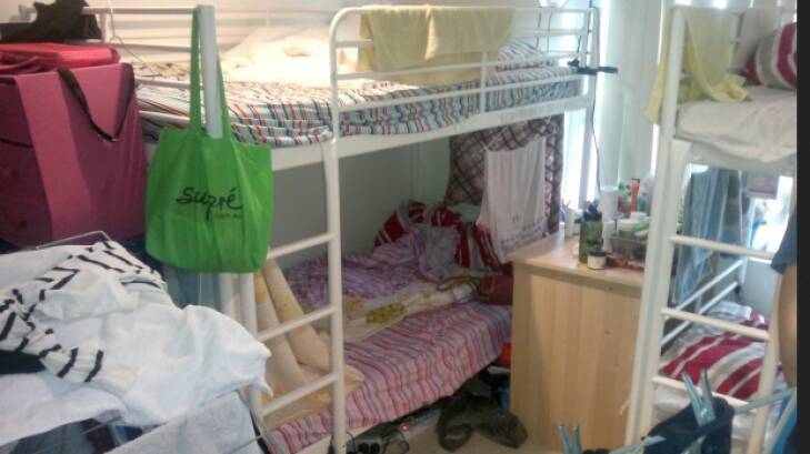The City of Sydney is cracking down on illegal accommodation, such as this unidentified room.