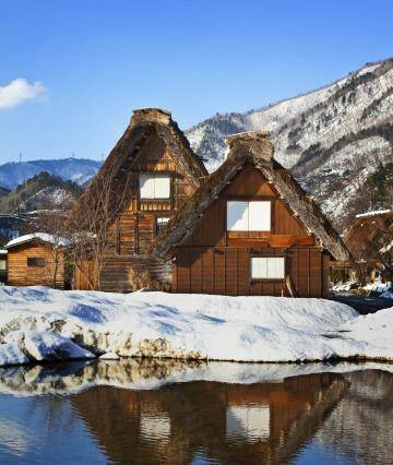 Thatched roof huts in Ogimachi, Japan. Photo: iStock