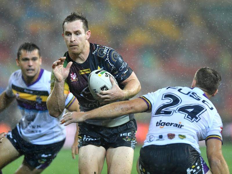 The Melbourne Storm are preparing for the return of Cowboy Michael Morgan (centre).