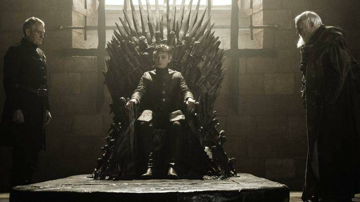 Replaced as ruler: King Tommen jumps to his death in the season finale of Game of Thrones.  Photo: HBO