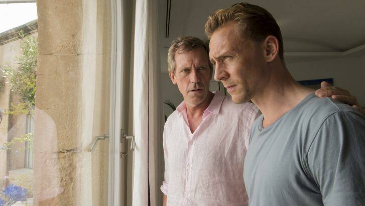 Tom Hiddleston in spy series <i>The Night Manager</i> with Hugh Laurie.