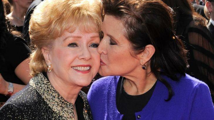 Debbie Reynolds and Carrie Fisher in 2011.  Photo: Chris Pizzello 