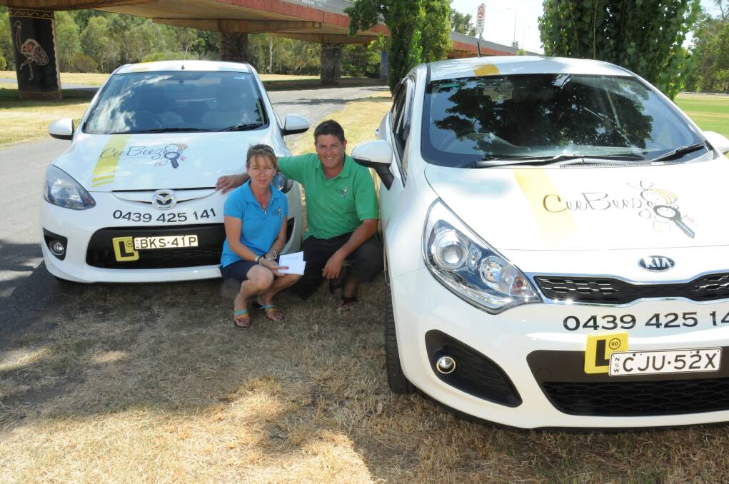 CeeBeez Driving School instructors Catherine and Derek Barnes believe females are just as accountable for driving infringements as males. 
 
 																Photo: HANNAH SOOLE