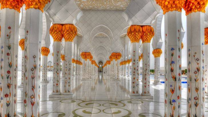 Sheikh Zayed Mosque is the eighth largest in the world. str7abudhabi