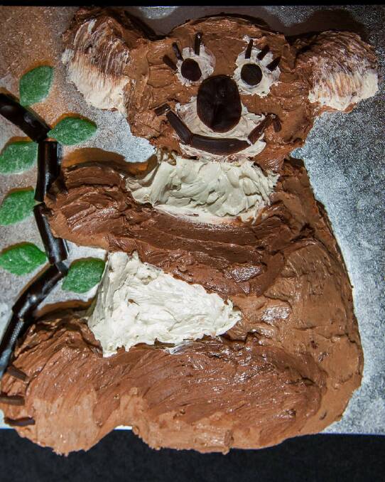 This Cuddly Koala cake was awarded the cake made with the 'Most Love' . Photo: Elesa Kurtz