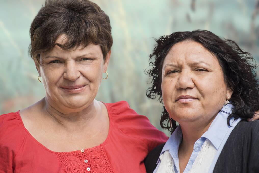 Lynne Foley and fellow Orange Wiradjuri woman Pam Boney are spreading the word about the impact foetal alcohol syndrome disorders can have on a child.					       Photo: CONTRIBUTED