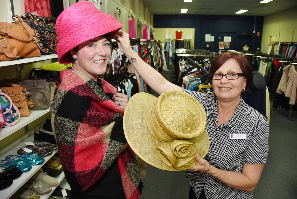 Getting things sorted for National Op Shop Week at The Smith Family store in Dubbo were Helen Ridley and Doreen Williams.  
Photo: BELINDA SOOLE