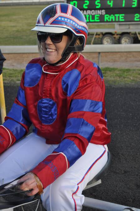 McKayler Barnes will drive Dubbo's Mister Jogalong in the $10,000 Lady Drivers Invitational.  
Photo: CONTRIBUTED