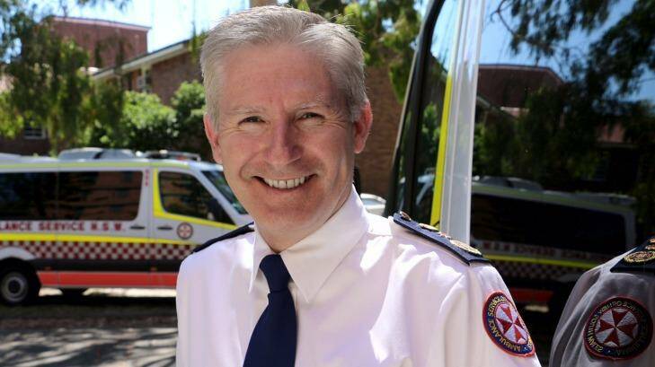 NSW Ambulance Chief Executive Dominic Morgan Photo: Supplied