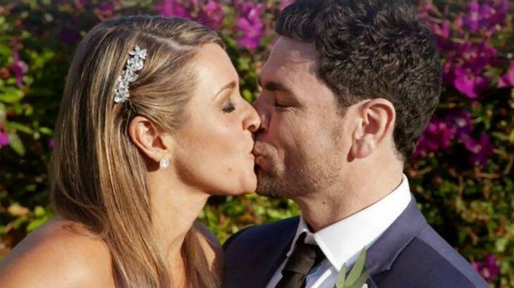 Lauren married Andrew on <i>Married at First Sight</i>, then did a runner. Photo: Nine