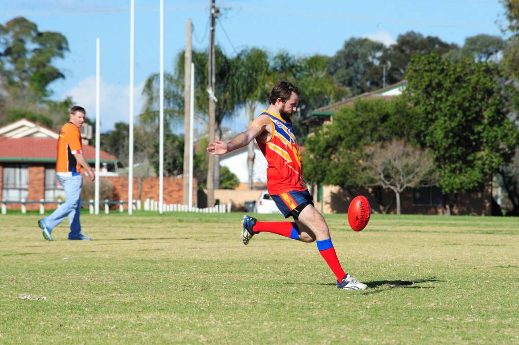 Mick Daly on the field for the Dubbo Demons first grade side last season. Questions have been raised as to whether the club will field reserve grade in 2015.