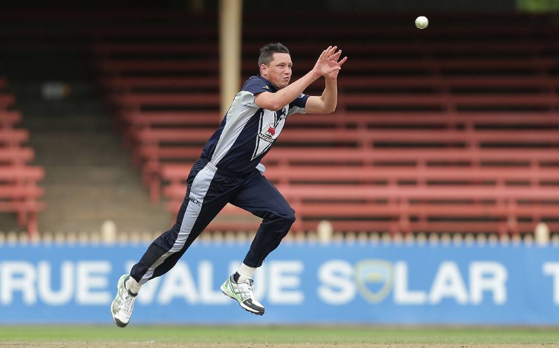 Yeoval junior Chris Tremain, pictured bowling during his debut for Victoria, said his move south had been completely justified so far this season.  
Photo: GETTY IMAGES